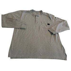 Wolverine Polo Shirt Men XL Gray Workwear Pocket Outdoors Casual‎ Lightweight